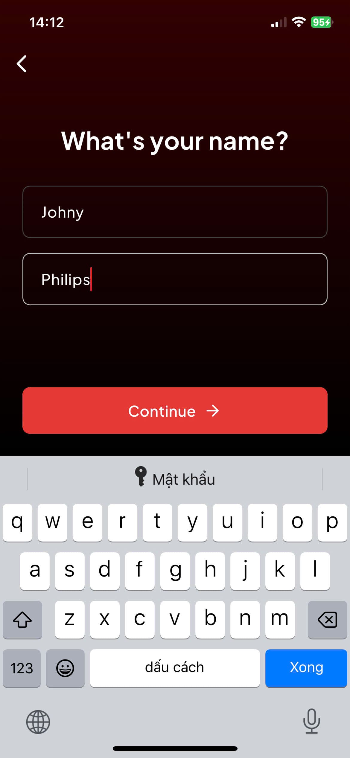 Pasos de incorporación en la app 6